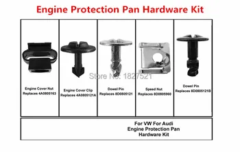 

60pcs/ Set Pin Clip Nut Engine Protection Pan Hardware Kit For Audi A4 S4 /VW Passat 8D0805121B 4A0805121A 8D0805121 8D0805960 A