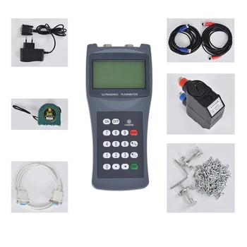 

TDS-100H Handheld Ultrasonic Flow meter M2 ( 50-700mm ) with CD water flowmeter 100-240V Portable Handheld ultrasonic flowmeter
