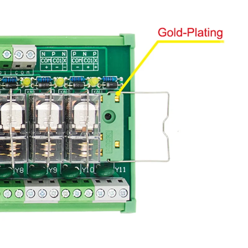 12 канальный 1 SPDT DIN рейку OMRON G2R 12V DC/AC интерфейс релейный модуль|omron g2r|interface relaydin