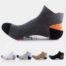 Outdoor Men Sport Cotton Breathable Deodorant Socks Running Camping Sock Calcetines Basketball Soccer Gym Fitness Men
