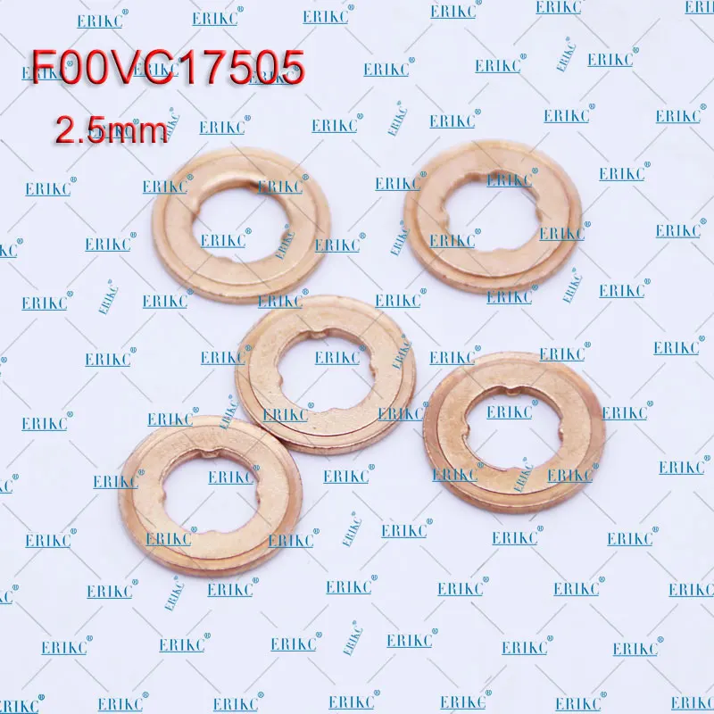 

F00VC17505 ERIKC injector nozzle copper washer F 00V C17 505 (size: 7.1*15*2.5) copper ring F00V C17 505 thickness: 2.5mm