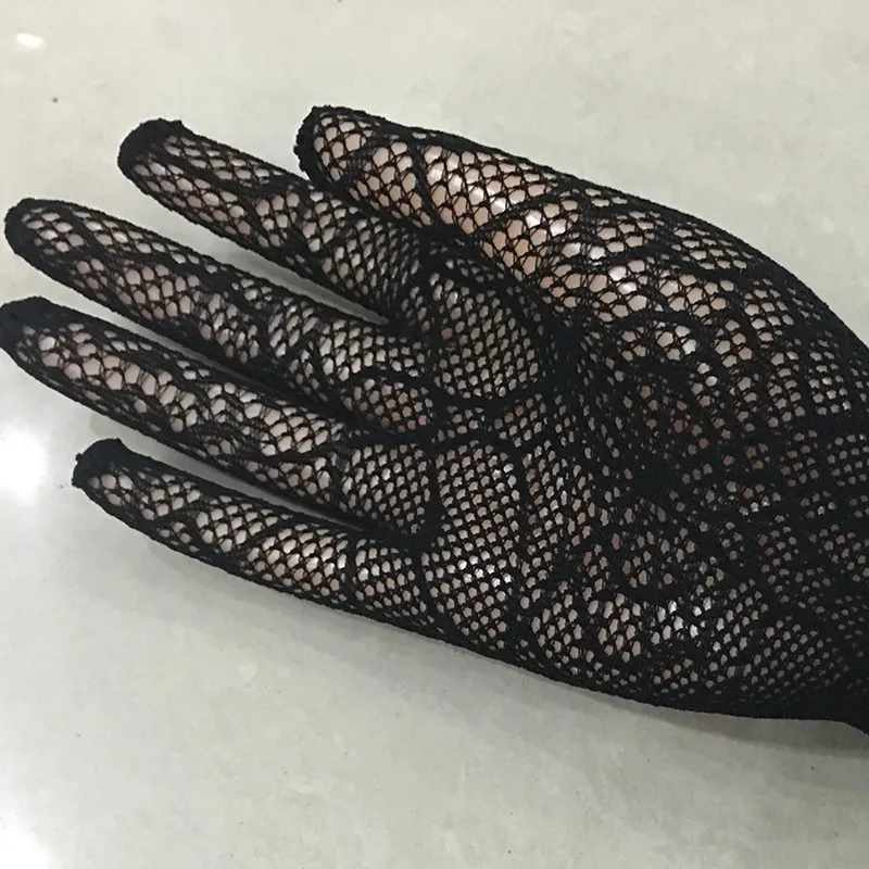Сексуальные прозрачные кружевные эластичные перчатки для невесты с длинным рукавом, сетчатые перчатки для литургии, сексуальные кружевные перчатки 613