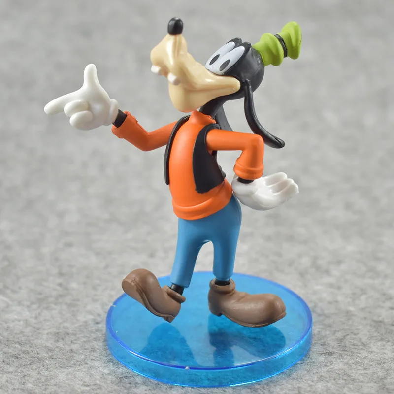 Disney 6 шт./компл. 7 9 см Микки Минни Маус Дональд Дак плюк Гуфи ПВХ фигурка Модель