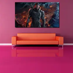 Mass Effect N7 Броня настенные наклейки Постеры-холсты репродукции настенная живопись картины маслом для Спальня украшения дома HD