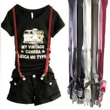 Подтяжки женские PU хорошее qualityy3 подтяжки с зажимами повседневные джинсы на подтяжках