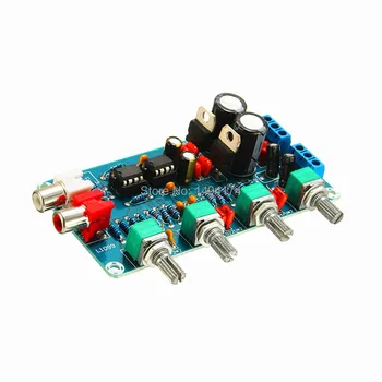 

WQScosea Q8S-267 Dual Channel NE5532 OP-AMP HIFI Amplifier Preamplifier Volume Tone EQ Control Preamp AMP Welded Finished Board