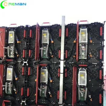 

meanwell power supply 5V40A p4.81 led cabinet 500x500mm nation star led panel