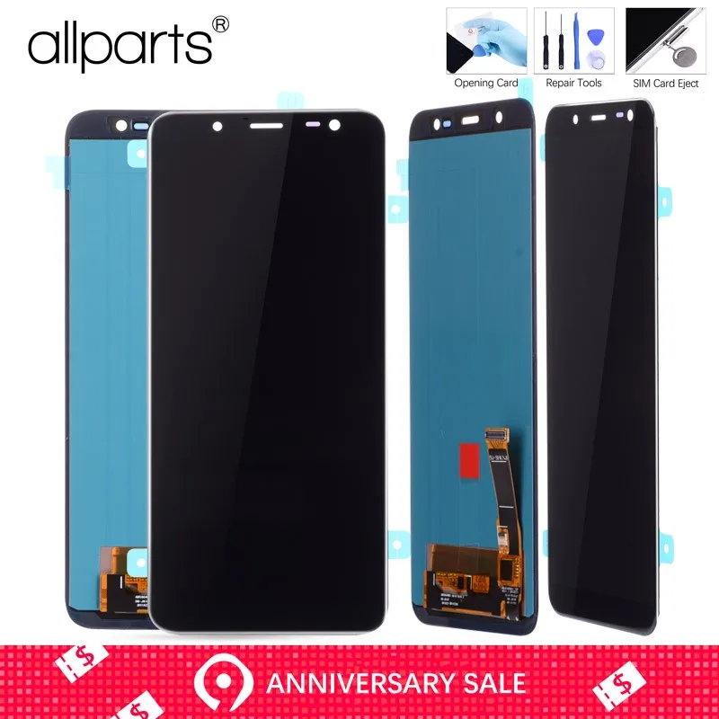 6.0'' AMOLED ORIGINAL LCD for SAMSUNG Galaxy J8 2018 Display Touch
