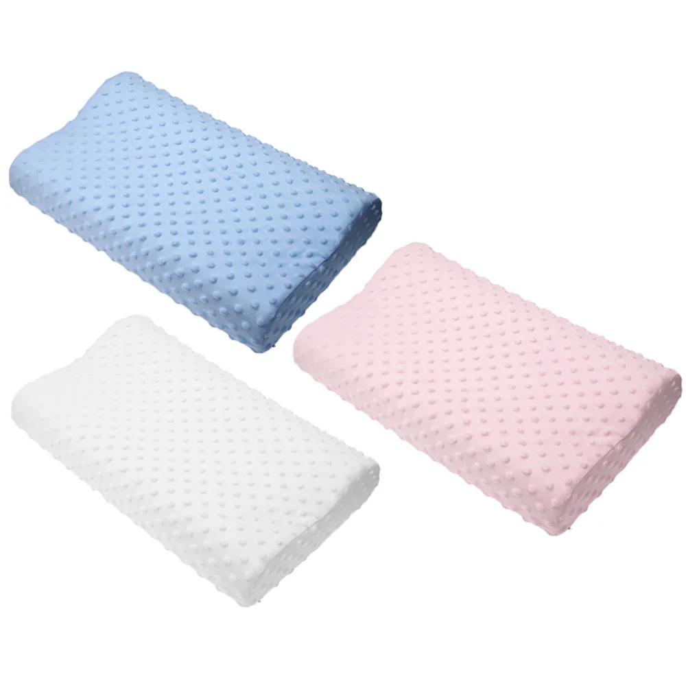 Memory foam подушка забота Новый 3 цвета ортопедическая латексная подушка для шеи волокно медленное отскок пены памяти подушка терапия