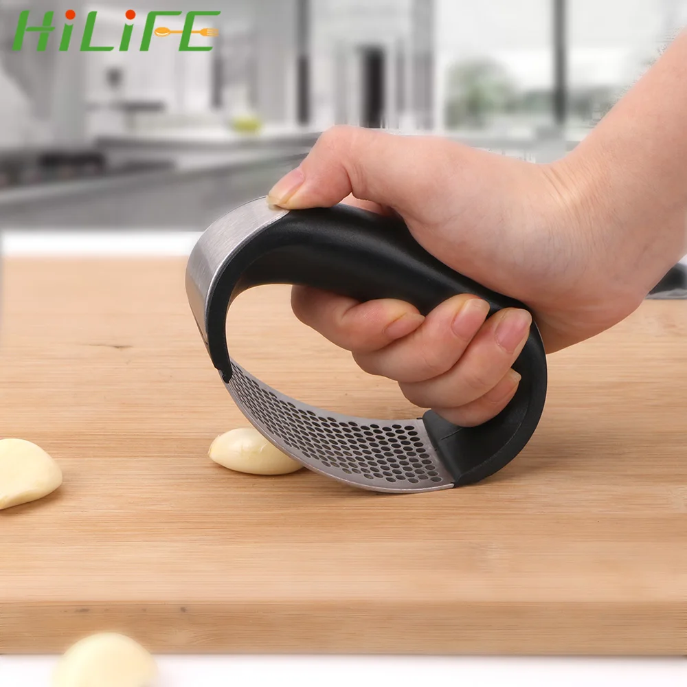 

HILIFE Garlic Presses Garlic Grinding Slicer Ginger Crusher Chopper Cutter Cooking Gadgets Tools Kitchen Accessories
