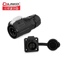 Cnlinko M16 10A 2pin cable circular din connector male female waterproof IP65 connector blind mate power audio connectors цена Cnlinko M16 10A 2pin cable circular din connector male female waterproof IP65 connector blind mate power audio connectors цены онлайн