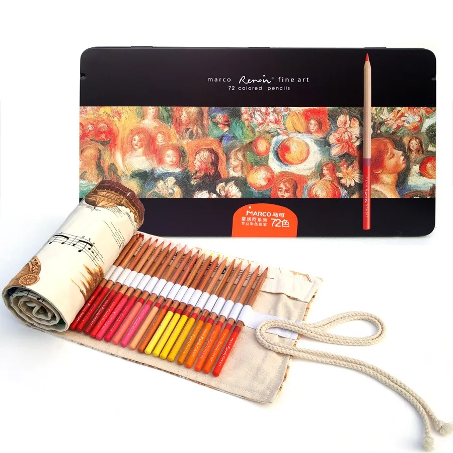 Marco 3100 72&100 Colored Pencils-3