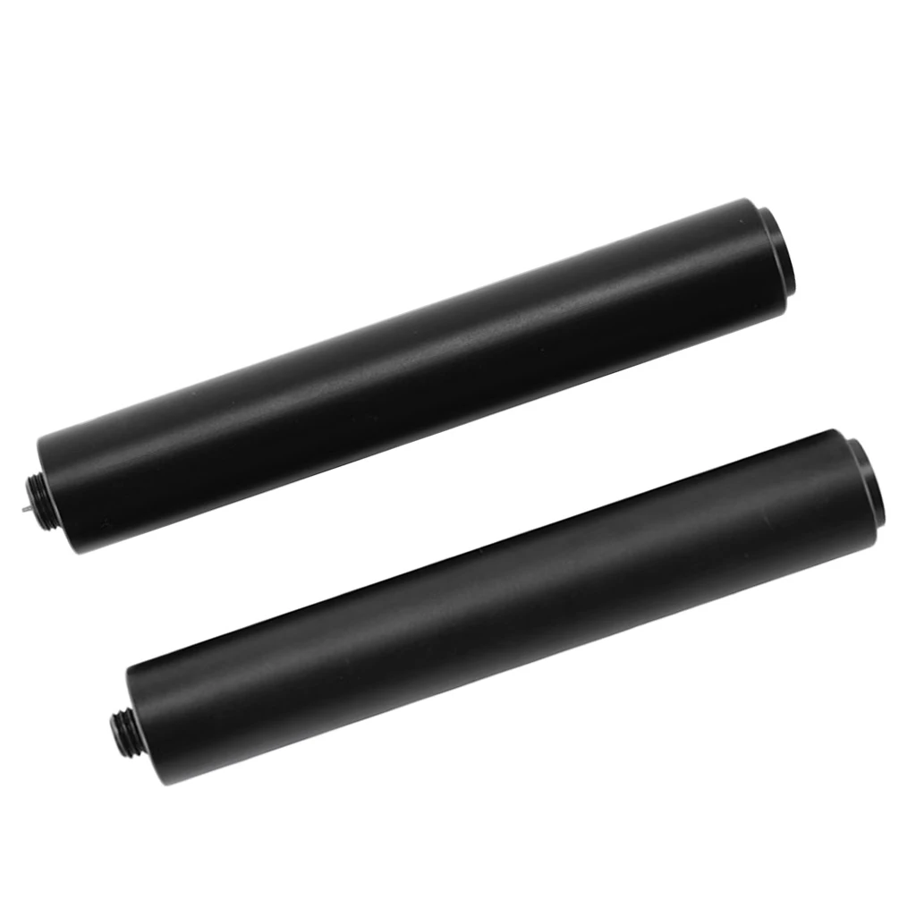 2pcs/Set  Aluminum Pool Cue Extension Extender For Mezz and American Billiards Cues Sticks Billiard Holder Extender
