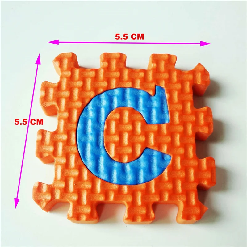 Kids play mat in russian lanuage letter number (9)