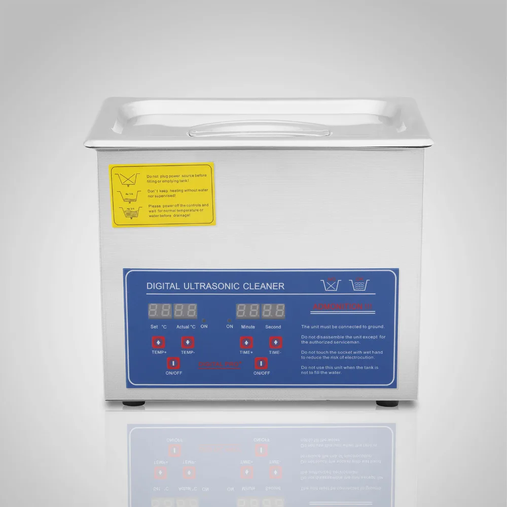 

VEVOR 3L Heated Ultrasonic Cleaner with Digital Timer Jewelry Watch Glasses Cleaner Large Capacity Cleaner Solution