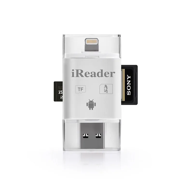 3 в 1 iFlash Drive USB Micro SD SDHC TF OTG Устройство чтения карт для iPhone Android|reader writer|card reader writerotg