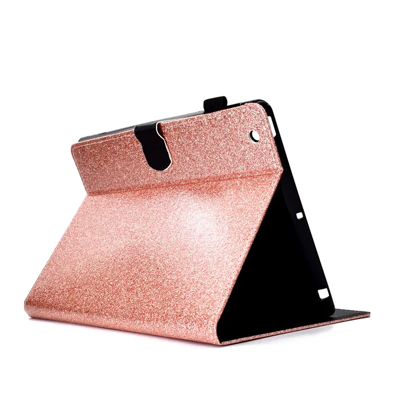 Wekays For Coque Apple Ipad 4 3 2 Glitter Bling Leather Flip Fundas Case For IPad2 IPad3 IPad4 Tablet Cover Cases For IPad 2 3 4