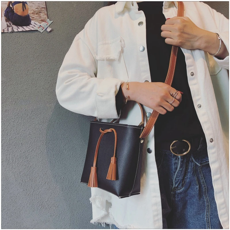 Elimetis 2018 Women Shoulder Bag Leather Female Chain Crossbody Bag Fashion Double Handbags Messenger Shoulder Bag For Women     (8)