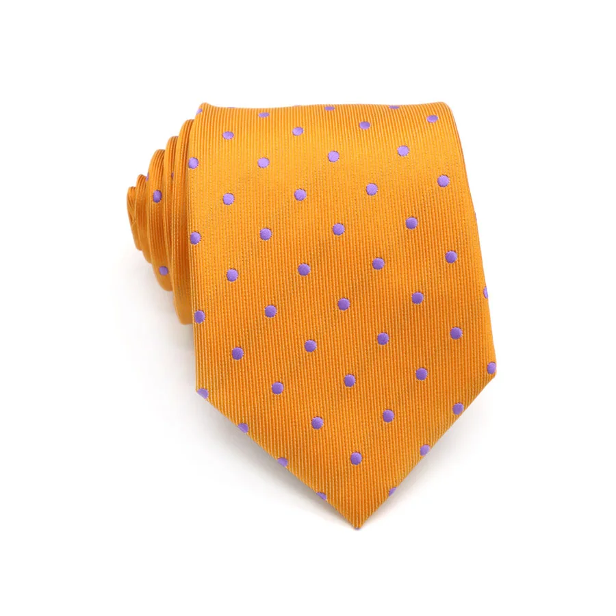 16 цветов, модный мужской галстук, 8 см, шелк, галстук, жаккардовый, в горошек, на шею, галстуки, галстуки для мужчин, для бизнеса, свадьбы, вечеринки - Цвет: XT48