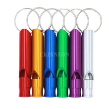 2000 шт./лот свисток из алюминиевого сплава брелок мини для наружного аварийного выживания безопасности спорта кемпинга охоты