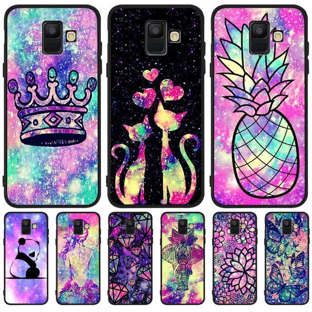 US $1.08 Luxury Starry sky bling Floral For Samsung Galaxy A9 A8 A7 A6 A5 A3 J3 J4 J5 J6 J8 Plus 2017 2018 p