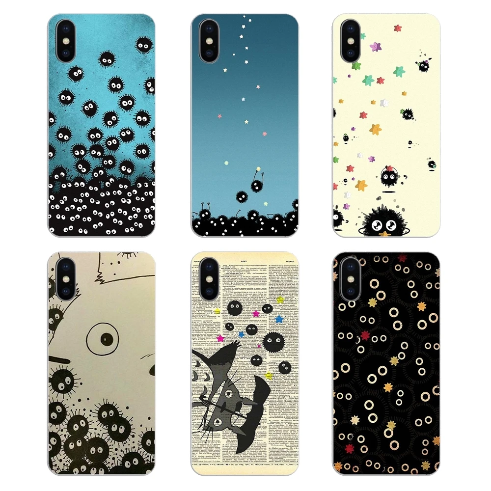 Чехол для телефона Studio Ghibli Spirited Away soot sprites Totoro Huawei P20 Lite Nova 2i 3i 3 GR3 Y6 Pro Y7 Y8 Y9 Prime 2018 2019 |