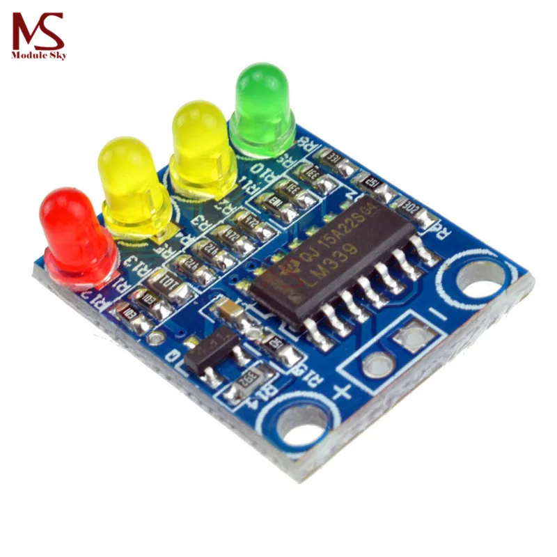 

12V Electric Quantity 4 Power Indicator Battery Detection Module For Arduino TOP