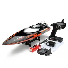 Nouveau Système De Refroidissement D’eau La Fonction de Redressement Haute Vitesse Racing RC Bateau 35 KM/H Pour Vente FT010 2.4G RC Bateau De Pêche VS Wltoys WL913