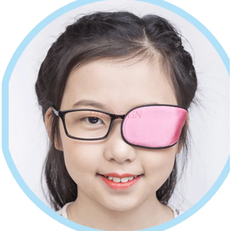 Шелковая маска для глаз против амблиопии, одна коррекция, дальнозоркий коразм, для детей и взрослых, полное покрытие, одна маска
