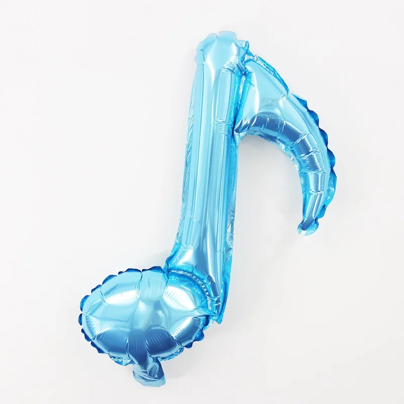 Надувной музыкальный нот Фольга Воздушный Шар из майлара для Semiquaver воздушный шар счастливый день рождения, детский душ мероприятия Свадебная вечеринка украшения - Цвет: P