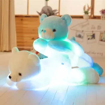 

50cm Colorful LED Glowing Dogs Luminous Plush Dog Stuffed Plush Toys For Kids Toys 3 Colors