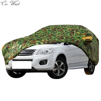 

Car wind Oxford waterproof car covers outdoor cotton sun protection dust rain snow protective suv sedan hatchback cover for car
