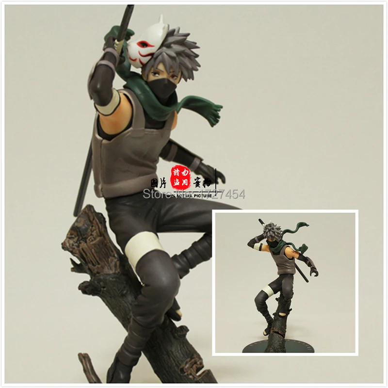 Japanese Anime Figures 21 Cm Anime Gem Naruto Hatake Kakashi Pvc