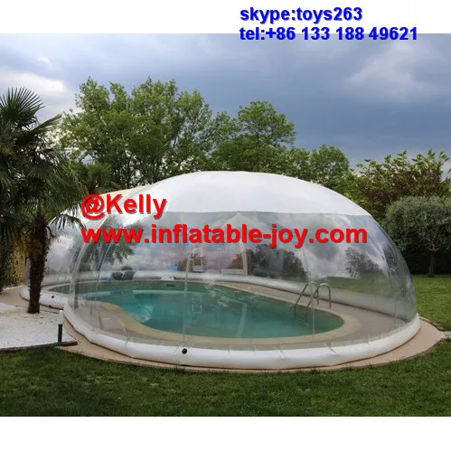 inflatable pool tent