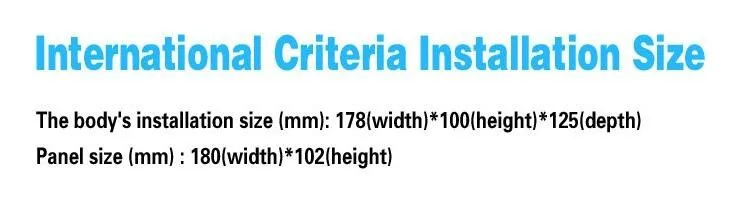 Excellent YUANMINGSHI 2 Din Car Radio Player 7