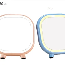 Перезаряжаемая сенсорная подсветка для макияжа зеркальная Светодиодная лампа настольная подставка косметическое зеркало ночник