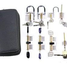 Слесарные Палочки питания 9 шт. прозрачный замок для начинающих и практика слесаря лучший тренировочный комплект