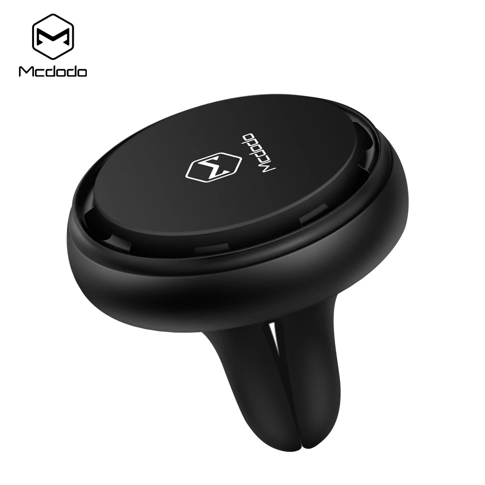 MCDODO автомобильный держатель Мини-крепление на вентиляционное отверстие магнитный держатель для мобильного или сотового телефона универсальный для iPhone X 6 6s 7 8 gps Кронштейн Стенд - Цвет: Gray