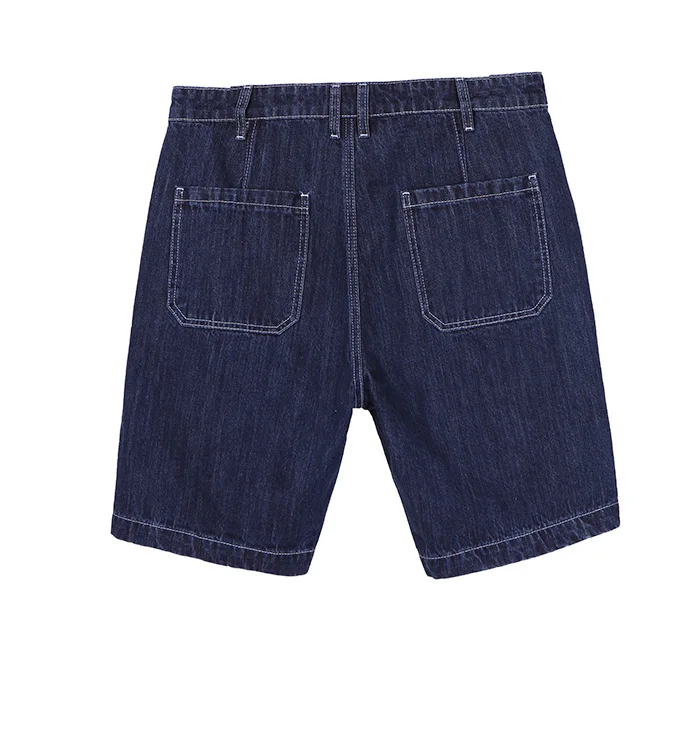 Пионерский лагерь Джинсовые шорты высокое качество мужские короткие джинсы хлопковые однотонные прямые короткие джинсы мужской Короткие