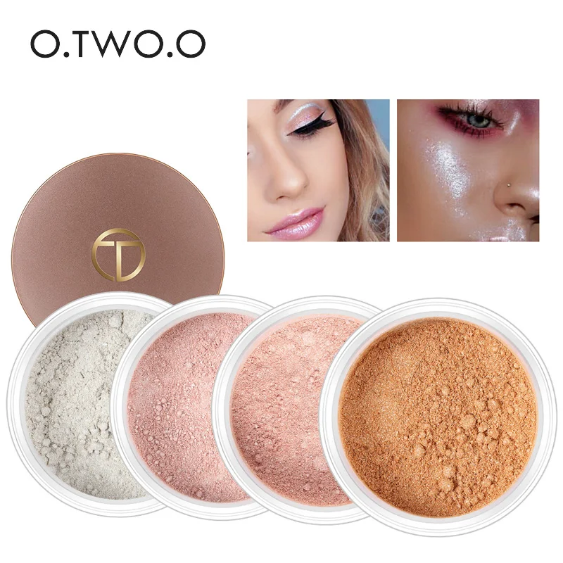 O.TWO.O Make up Loose Powder Highlighter Foundation Setting Powder
