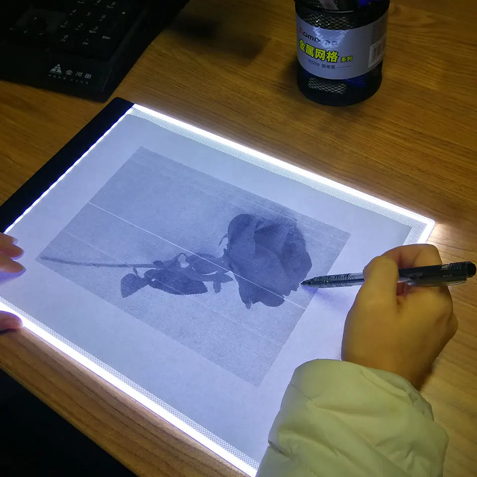 Digital Graphic Tablet A4 Led Painting Tracing Board Copy Pad Panel Drawing Artist Portable Ultrathin Light Box Drawing Board A3 1