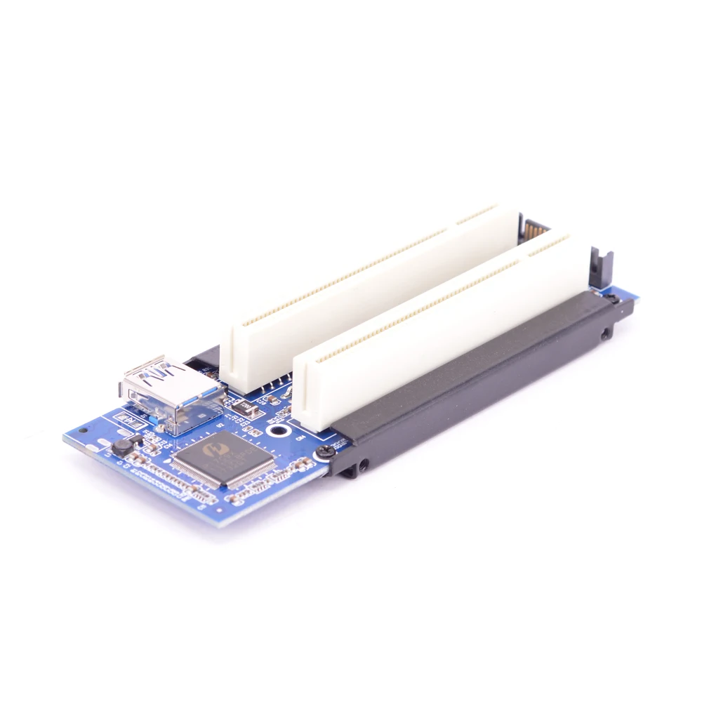 PCIe x1 x4 x8 x16 для двух PCI слотов адаптер pci express на 2 карты с USB 3 0 удлинитель Кабель