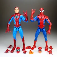 Marvel Legends Unmasked Homecoming Питер Паркер и пицца Человек-паук все новые разные " Свободные Фигурки игрушки