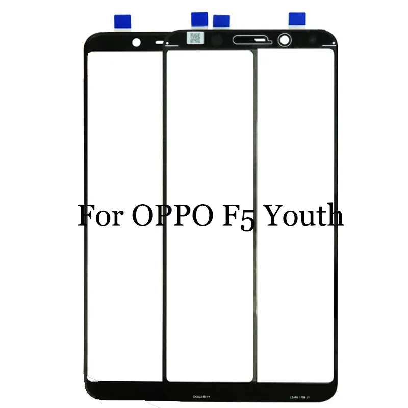 

For Oppo F5 Youth Black White Touch Screen Digitizer Sensor Replacement touch panel without flex cable Perfect Repair Parts