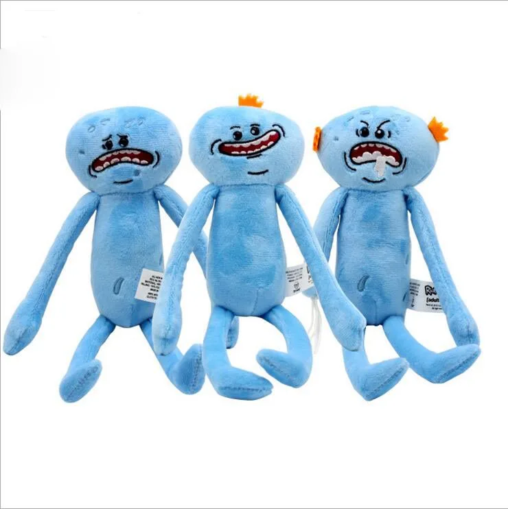 Rick and Morty Happy Sad Faces Mr Meeseeks Figures Plush ...