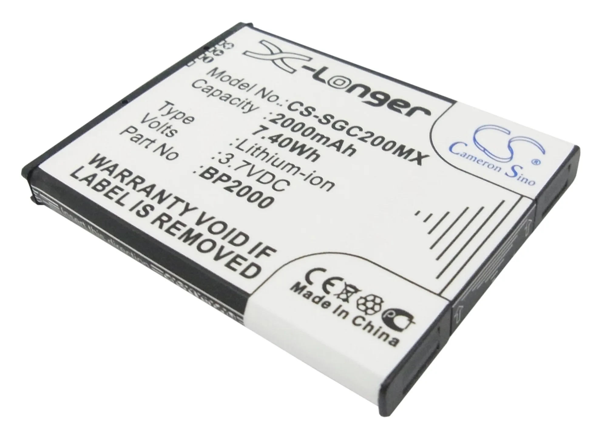 Cameron Sino Rechargeble Battery for Samsung HMX-Q200BP