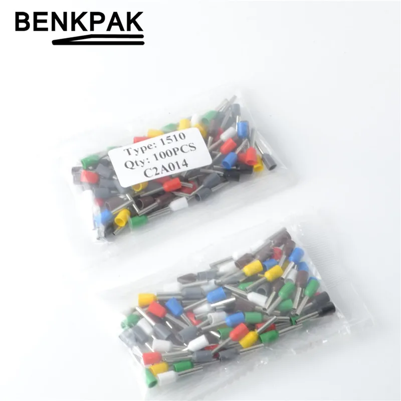 100 шт. 16 AWG 1 5 мм2 E1510 изолированные концевые наконечники провода|wire ferrules|insulated cord
