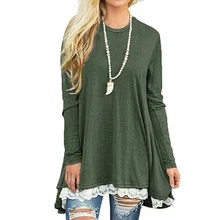 

Casual Work Clothes Women Blouses And Tops Loose Shirts Autumn Winter 2018 Basic Lace Up Shirt Track Jumper Tunic Blusas WS3706Z