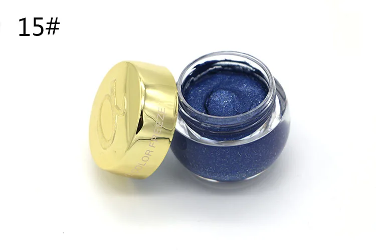 Love Alpha Single Color Eye Shadow Gel Eyes Makeup Glitter Nude Eyeshadow 16 Color EyeShadow Palette Shining Bright Brand Makeup