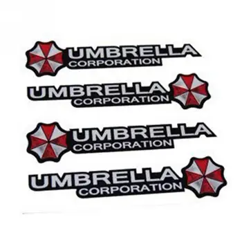 

New 4Pcs Creative personality Waterproof UMBRELLA car stickers decal for door handel car styling for kia sportage